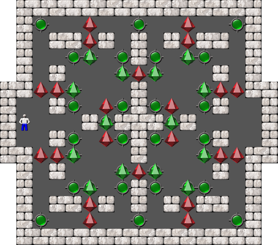 Sokoban Sasquatch 03 Arranged level 27